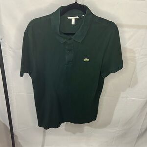 Lacoste Polo Shirt - Dark Green, Size XL